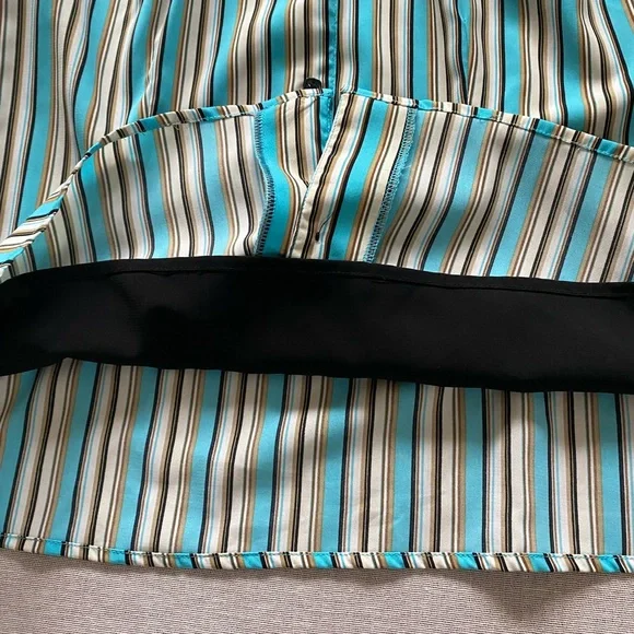 Notations vintage 90s striped shirt. - Picture 6 of 11